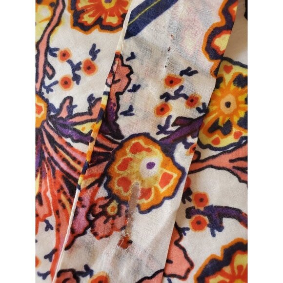 NWT Madewell x Banjanan Wrap Ruffle-Hem Midi in Parrot Bird Print Dress XS - Picture 7 of 9